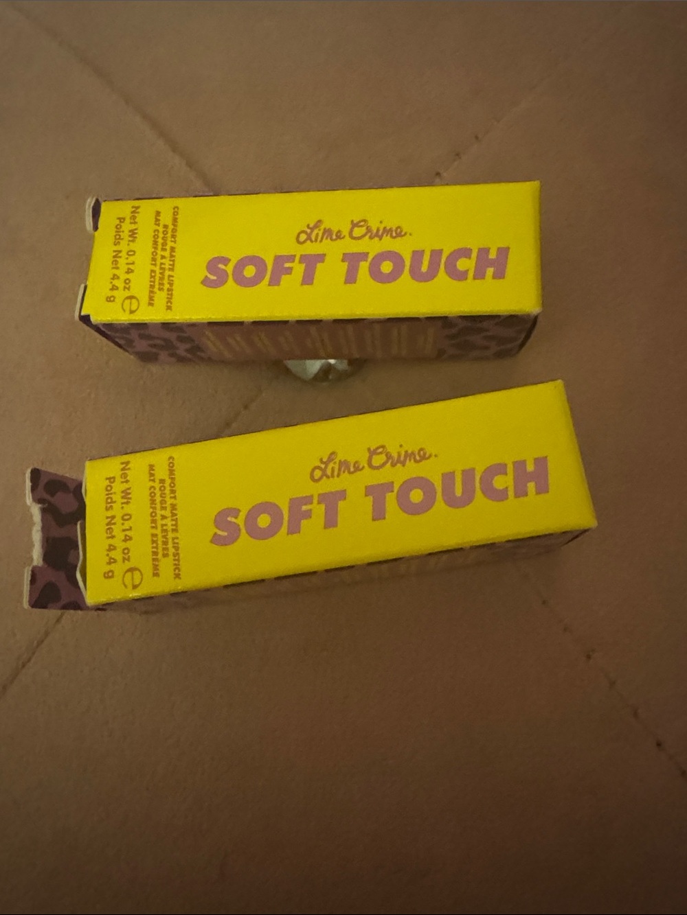 Lime Crime Soft Touch Lipstick in Mauve Motel (2) Bundle. NIB